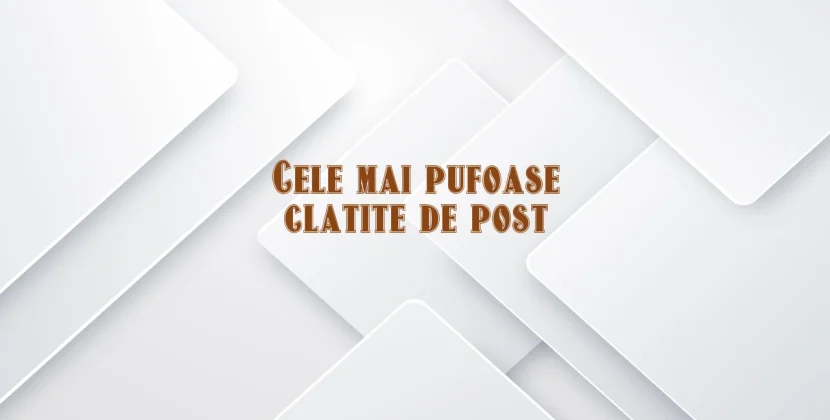 Cele mai pufoase clatite de post