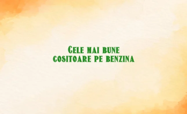 cele mai bune cositoare pe benzina