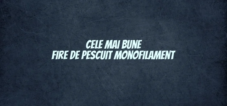 Cele mai bune fire de pescuit monofilament